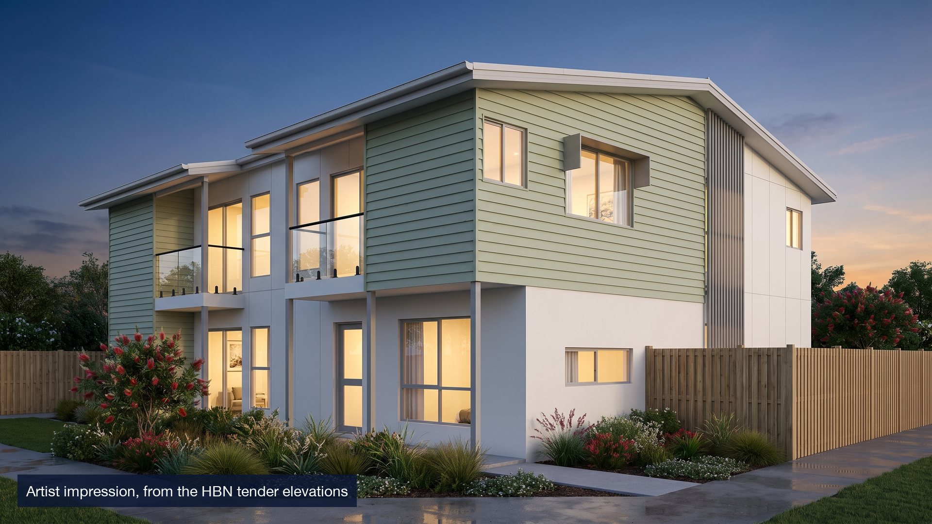04-artist-impression-dusk-three-quarter-labelled